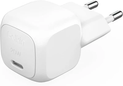 Belkin BoostCharg Compact USB-C 20W cargador para MacBook Neo y uso de emergencia